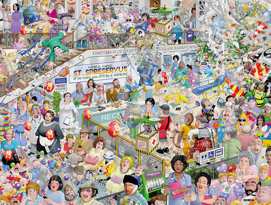 Mike Jupp I Love Healthcare 1000 Piece Jigsaw Puzzle – All Jigsaw Puzzles