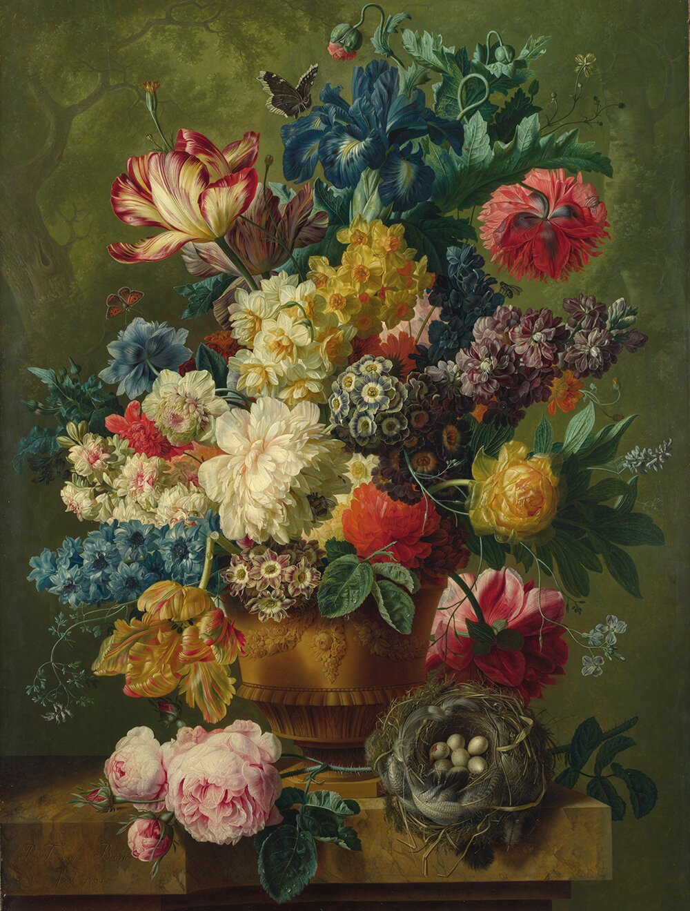 Fleurs dans un vase - Puzzle 1000 pièces de la National Gallery