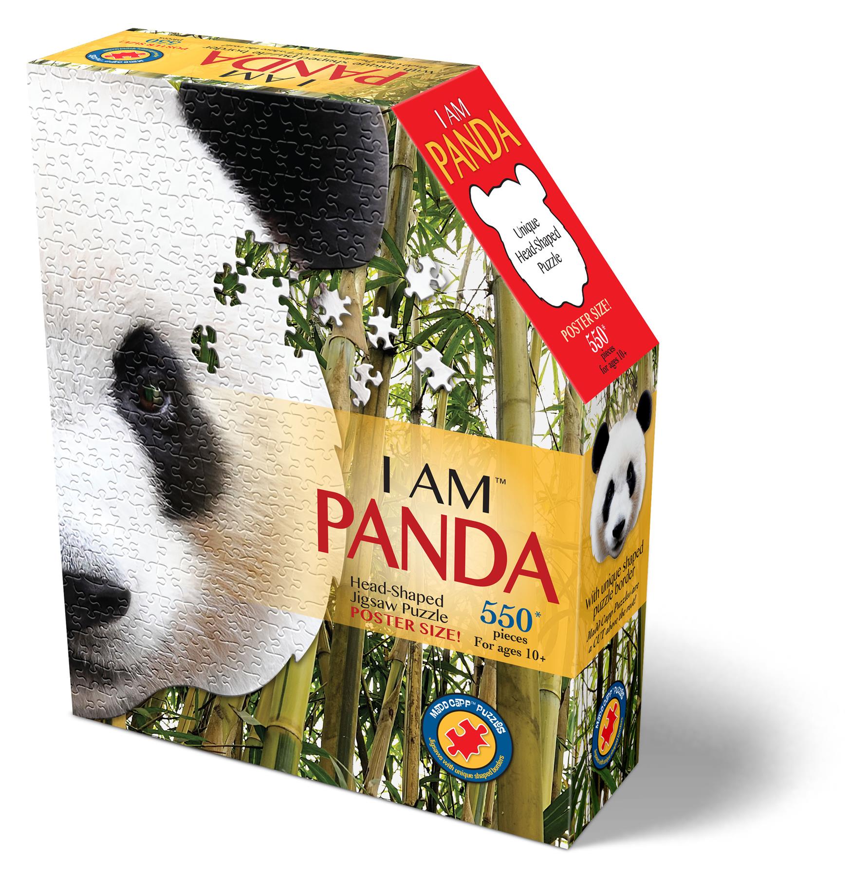 Pandaページ I am Panda 550 Piece Shaped Jigsaw Puzzle – All Jigsaw Puzzles