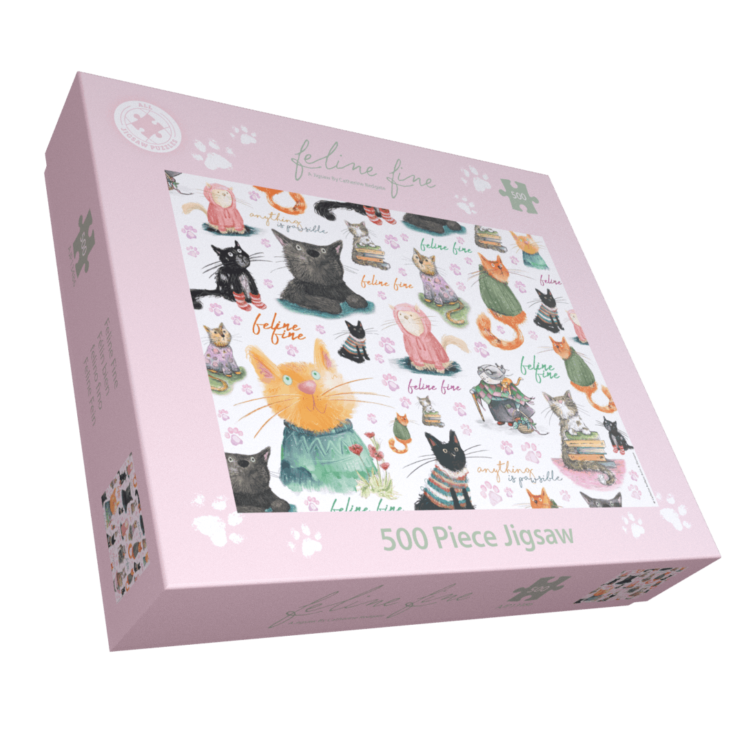 Feline Fine 500-teiliges Puzzle