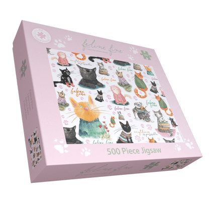 Feline Fine 500-teiliges Puzzle