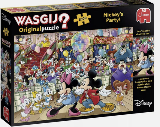 PRE-ORDER Wasgij Disney Original 'Mickey's Party 1000 Piece Jigsaw Puzzle'