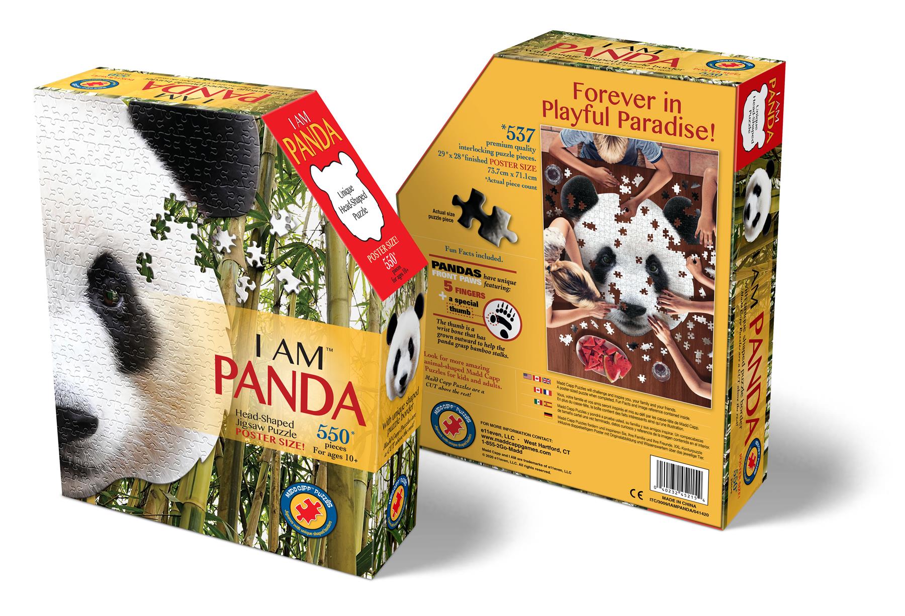 I am Panda 550 Piece Shaped Jigsaw Puzzle – All Jigsaw Puzzles