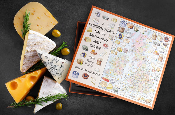 A Cheesemonger's Map of British & Irish Cheese 1000 Piece Jigsaw Puzzl ...