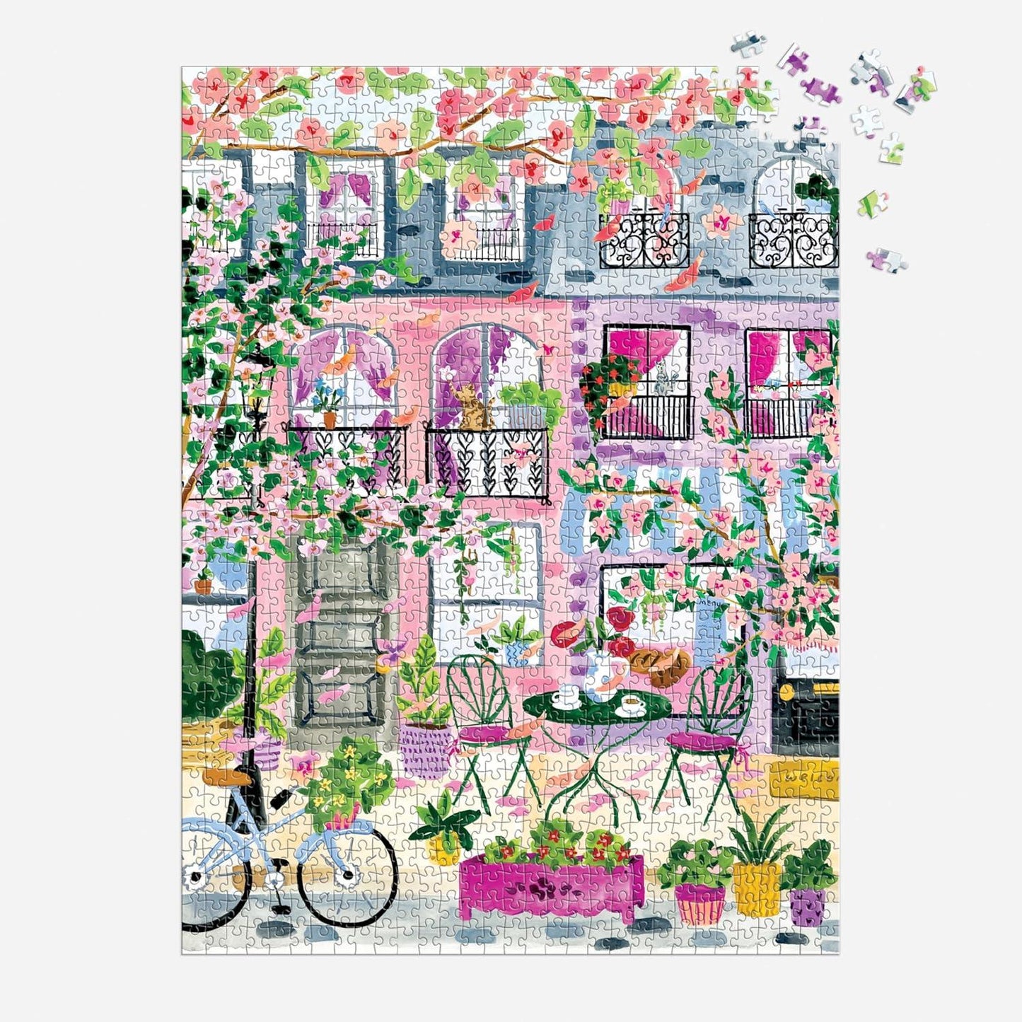 Cherry Lane Blossoms  1000 Piece Jigsaw Puzzle