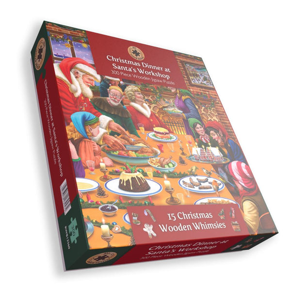 Christmas Dinner at Santa's Workshop - 1000 Piece Jigsaw Puzzles – All  Jigsaw Puzzles US