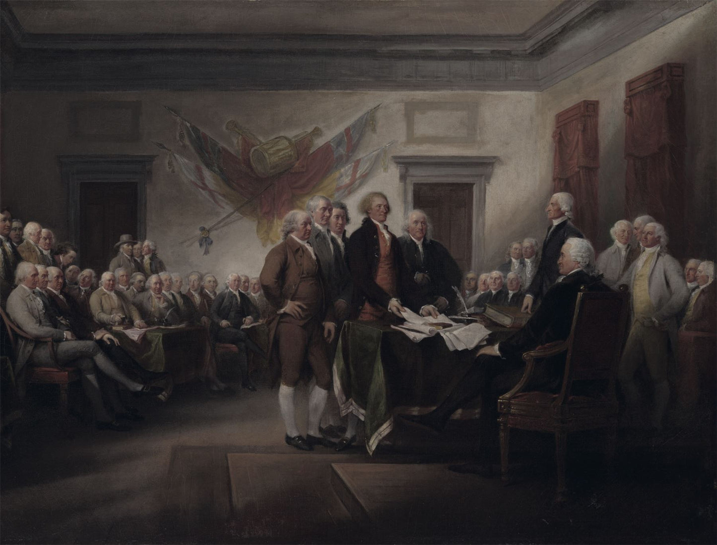 Declaration of Independence - John Trumbull 1000 or 500 Piece Jigsaw Puzzle