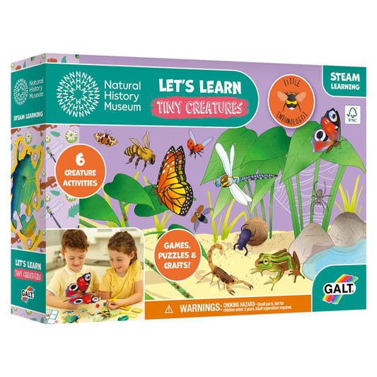 Natural History Museum Let's Learn Tiny Creatures Activity Pack