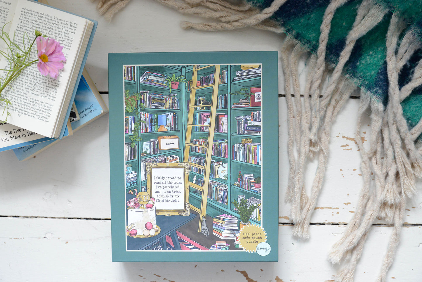 I Fully Intend To Read All the Books I've Purchased 1000 Piece Jigsaw Puzzle