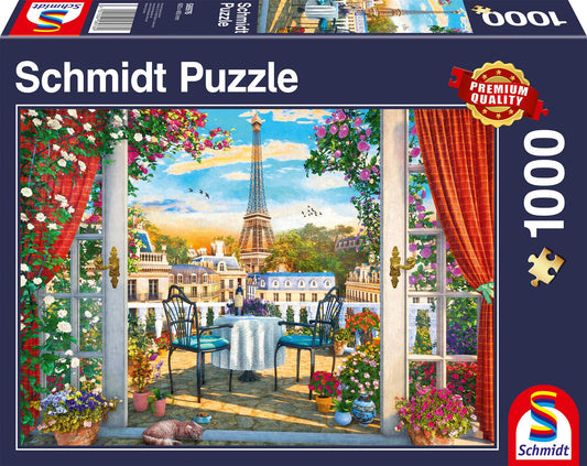 A Terrace in Paris 1000 Piece Jigsaw Puzzle