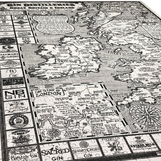 Gin Map 1000 Piece Jigsaw Puzzle