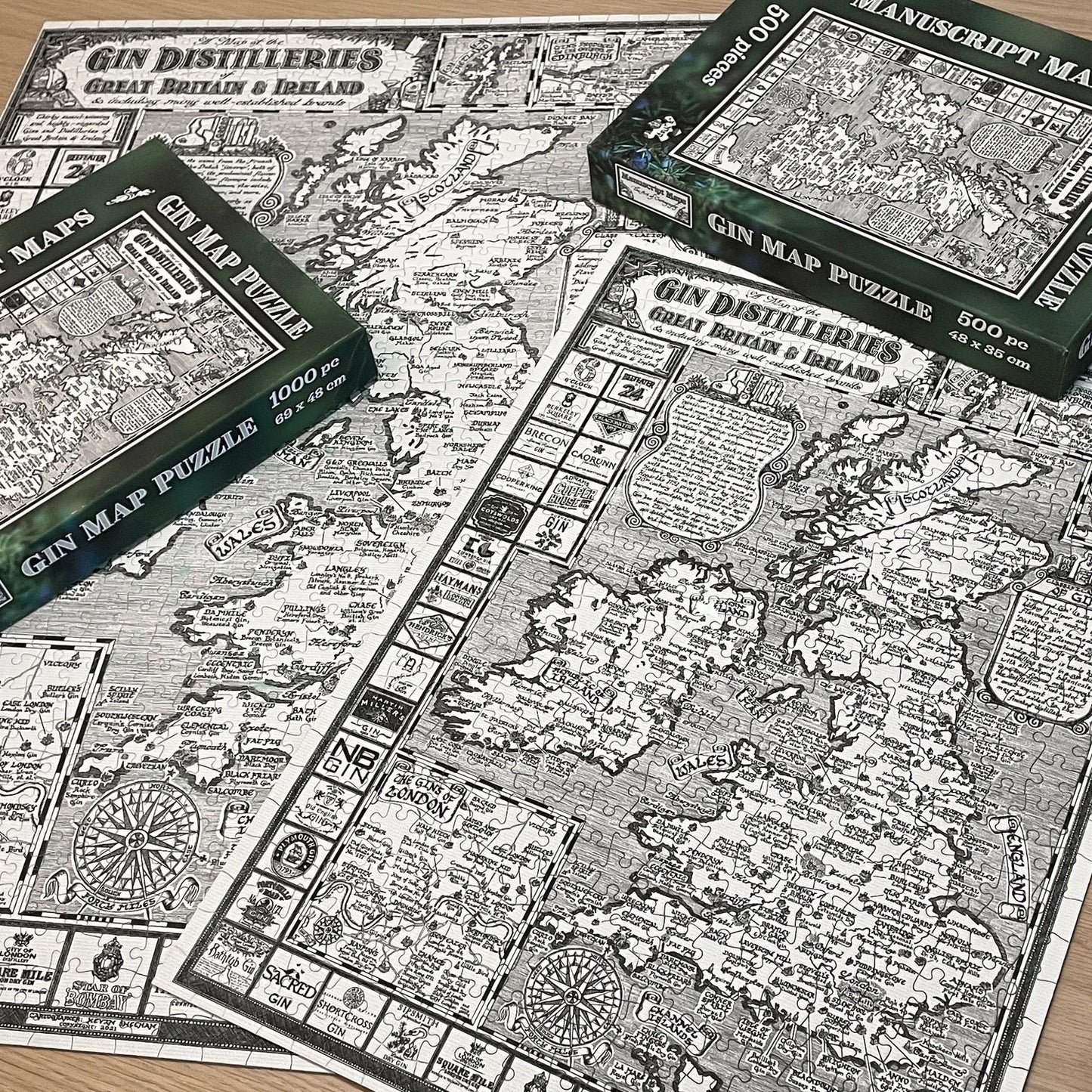 Gin Map 1000 Piece Jigsaw Puzzle