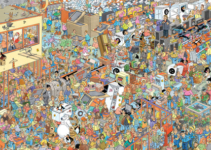 PRE-ORDER Jan van Haasteren Black Friday -  1000 piece Jigsaw Puzzle