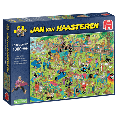 Puzzle 1000 pièces Jan Van Haasteren Dog Parkour