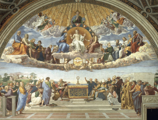 La Disputa del Sacramento by Raphael 1000 or 500 Piece Jigsaw Puzzle