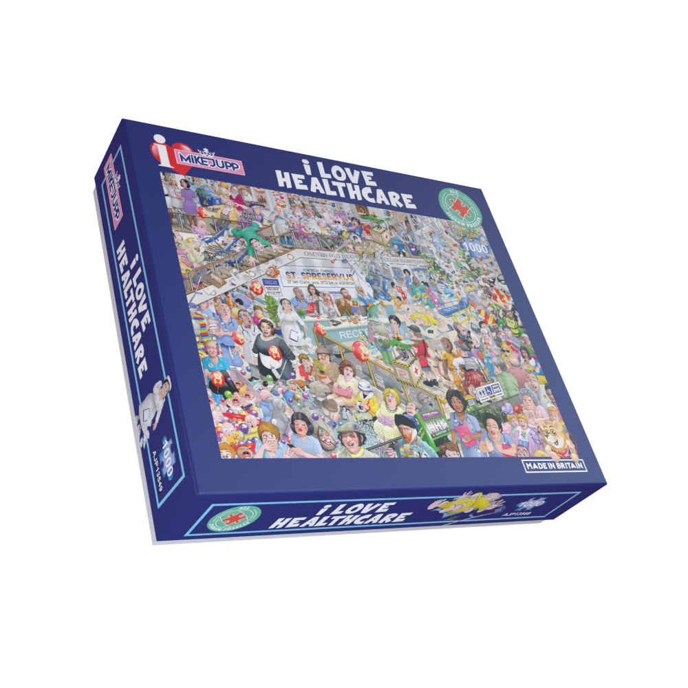 Mike Jupp I Love Healthcare 1000 Piece Jigsaw Puzzle – All Jigsaw Puzzles