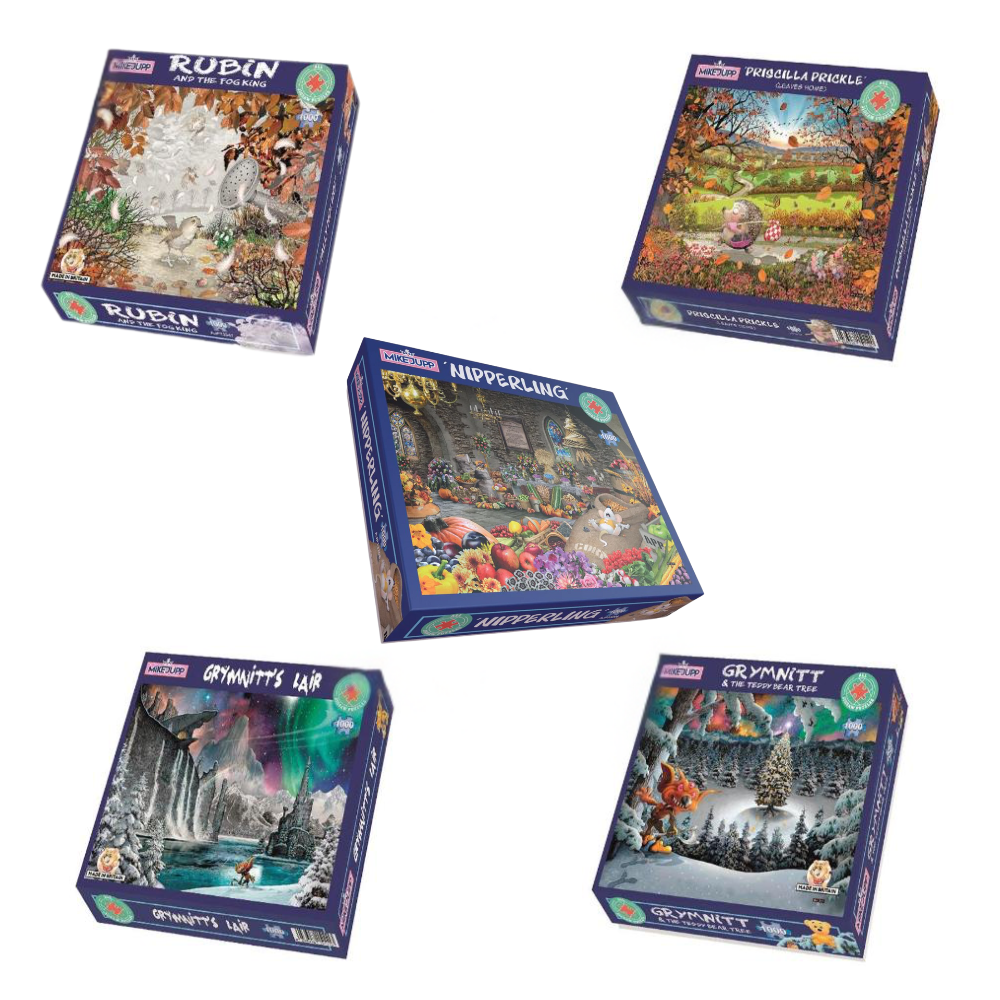 Mike Jupp Wormberry Jam - Ensemble de puzzles de 1 000 pièces