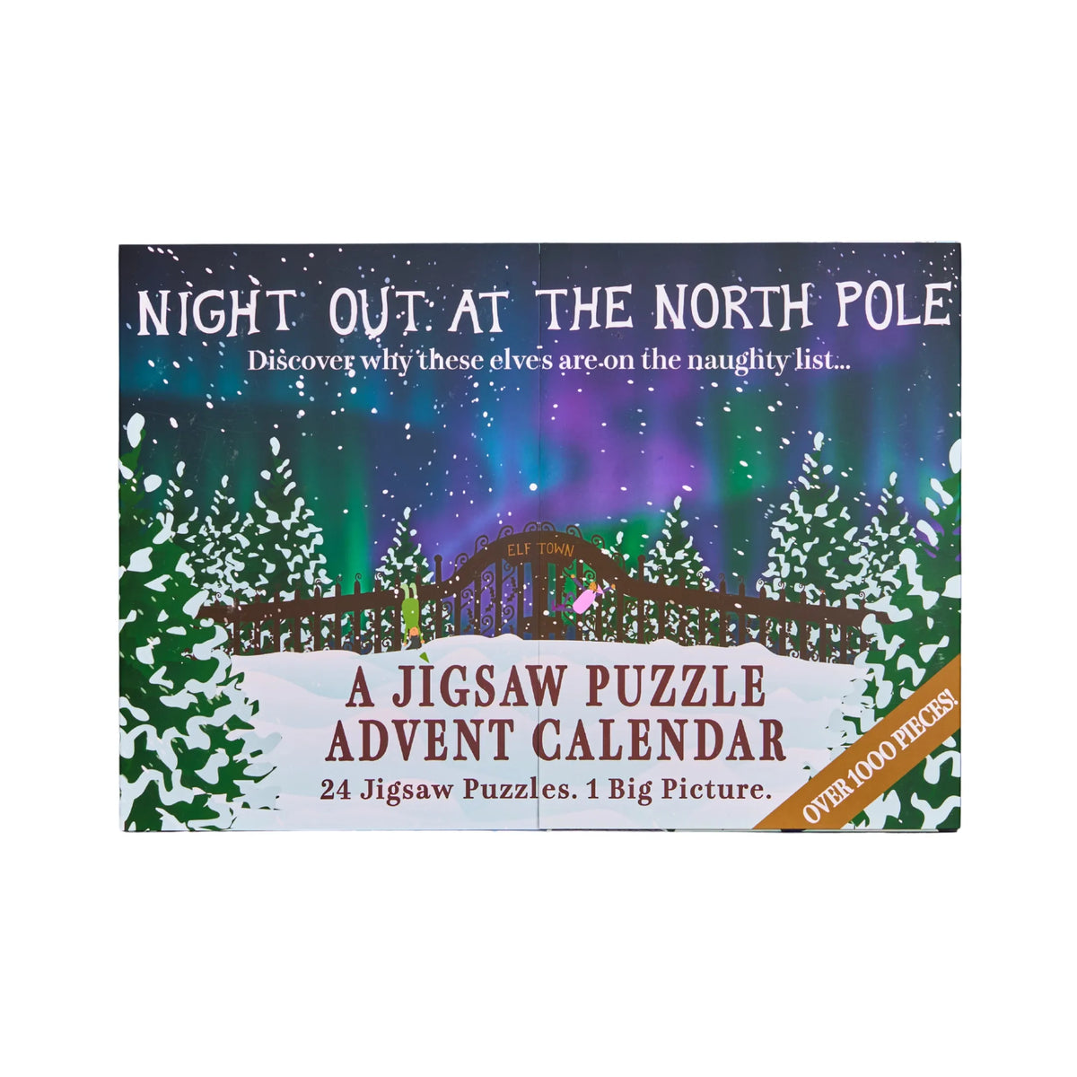PRE-ORDER Night At The North Pole Advent Calendar 24 x Mini Puzzles (24-60pcs)
