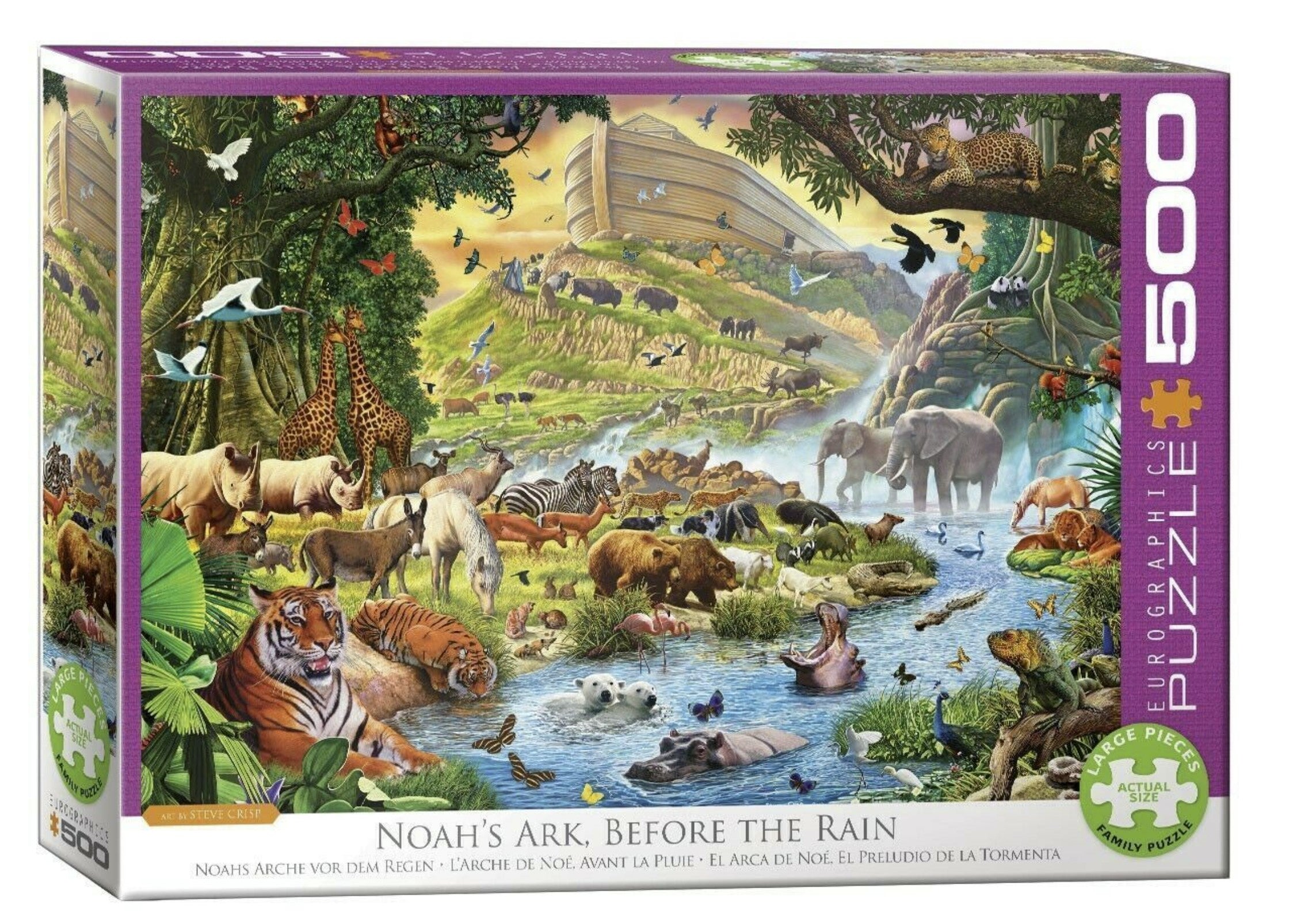 Noah's Ark Before the Rain 500 Piece Jigsaw Puzzle By Steve Crisp – All ...