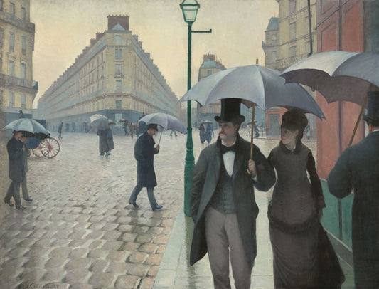 Paris Street Rainy Day by Gustave Caillebotte 1000 or 500 Piece Jigsaw Puzzle