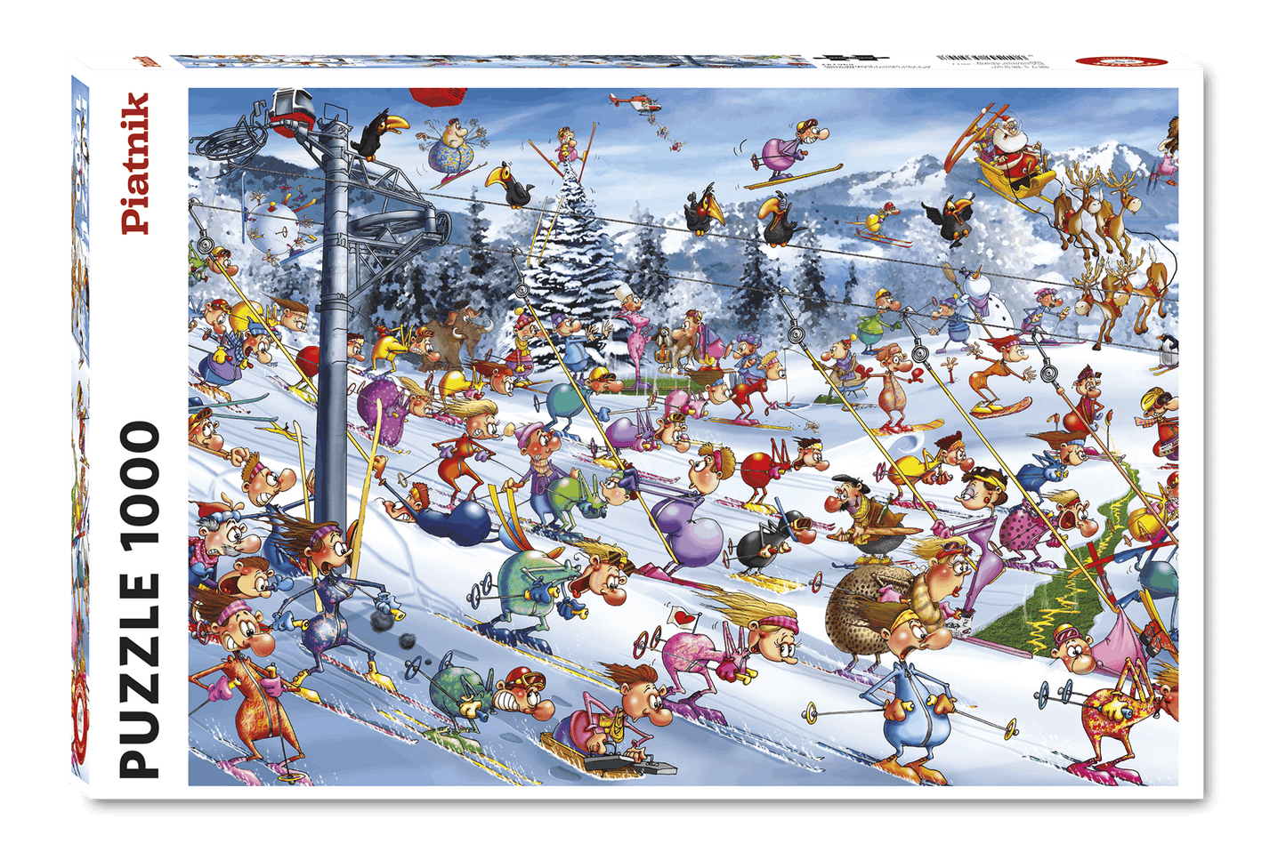 Ruyer - Puzzle de 1000 pièces Ski de Noël