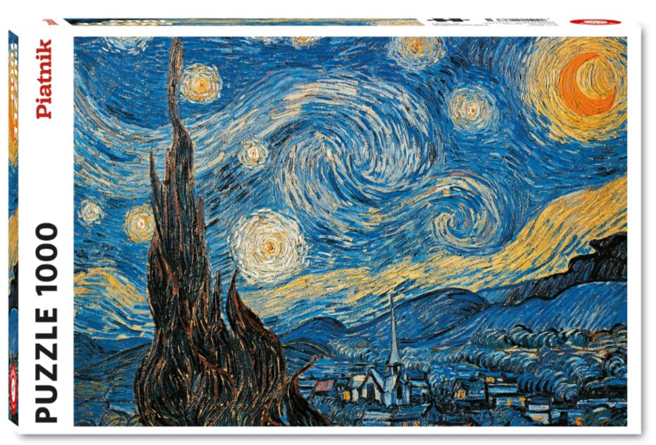 Puzzle 1000 pièces La Nuit étoilée de Van Gogh