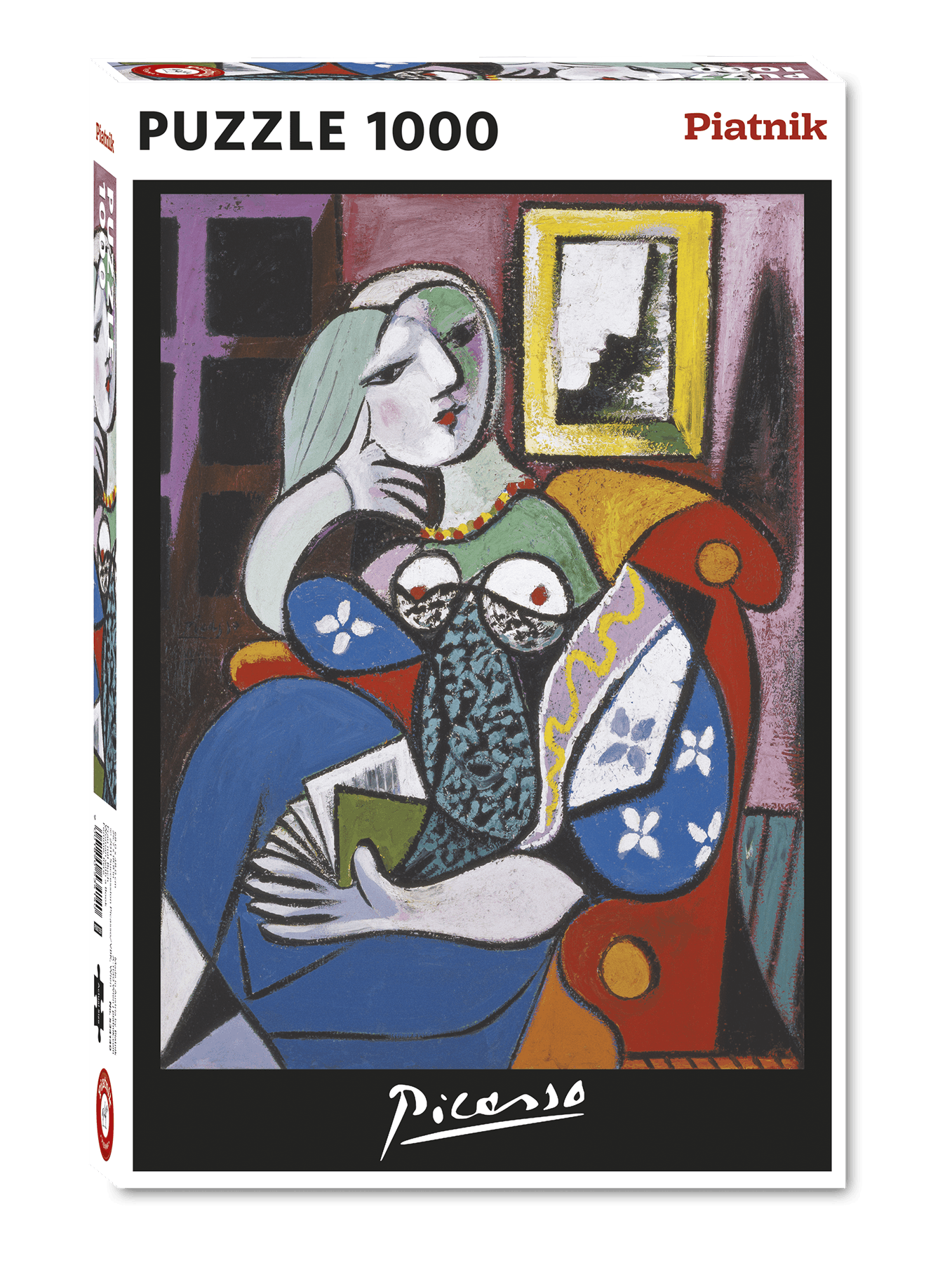 Picasso - Puzzle 1000 pièces Femme au livre