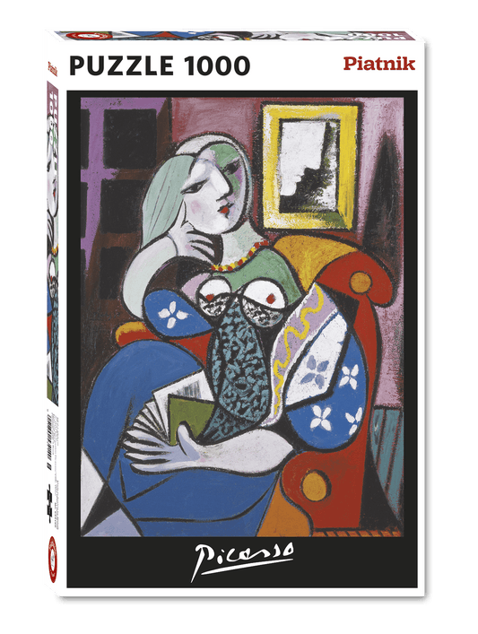 Picasso – Frau mit einem Buch, 1000-teiliges Puzzle