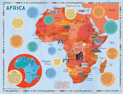 Puzzle de 500 pièces : Carte de l'Afrique, Prisonniers de la géographie