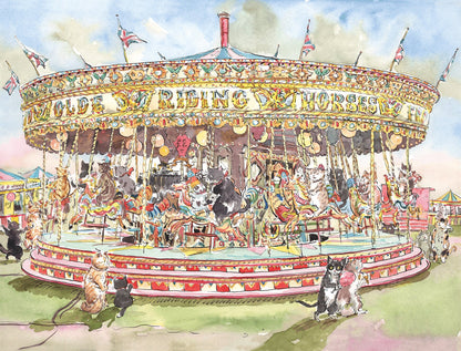 Puzzle 1000 pièces Le Carrousel des Chats