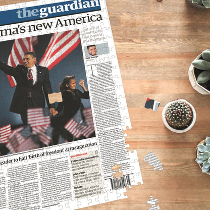 Personalised "The Guardian " Front Page 400 Piece Jigsaw Puzzle