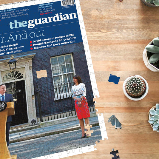 Personalisiertes 400-teiliges Puzzle „The Guardian“ mit der Titelseite
