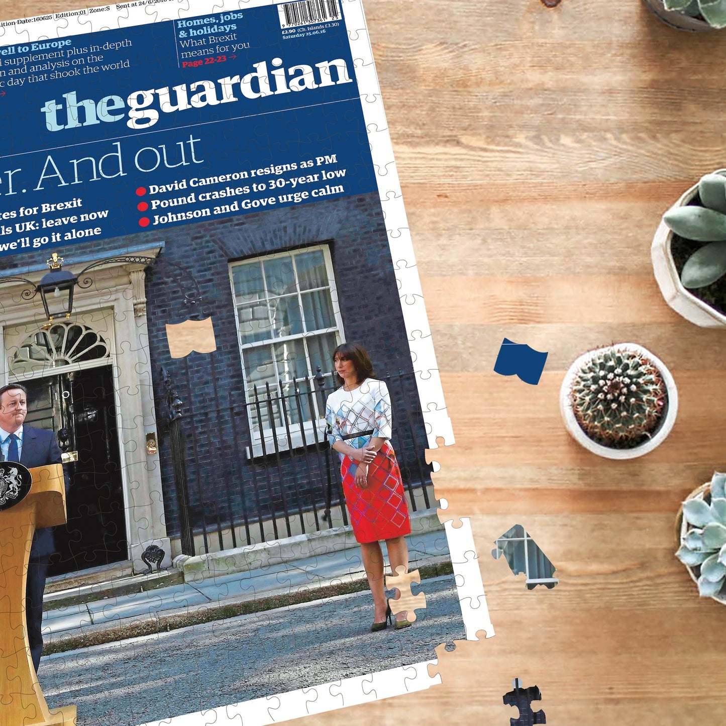 Personalised "The Guardian " Front Page 400 Piece Jigsaw Puzzle