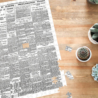 Personalised "The Guardian " Front Page 400 Piece Jigsaw Puzzle