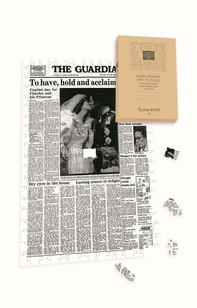 Personalised "The Guardian " Front Page 400 Piece Jigsaw Puzzle