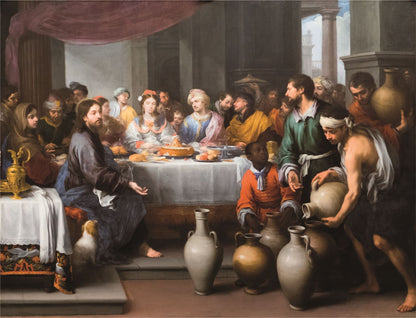 The Marriage Feast at Cana - Bartolomé Esteban Murillo 1000 or 500 Piece Jigsaw Puzzle