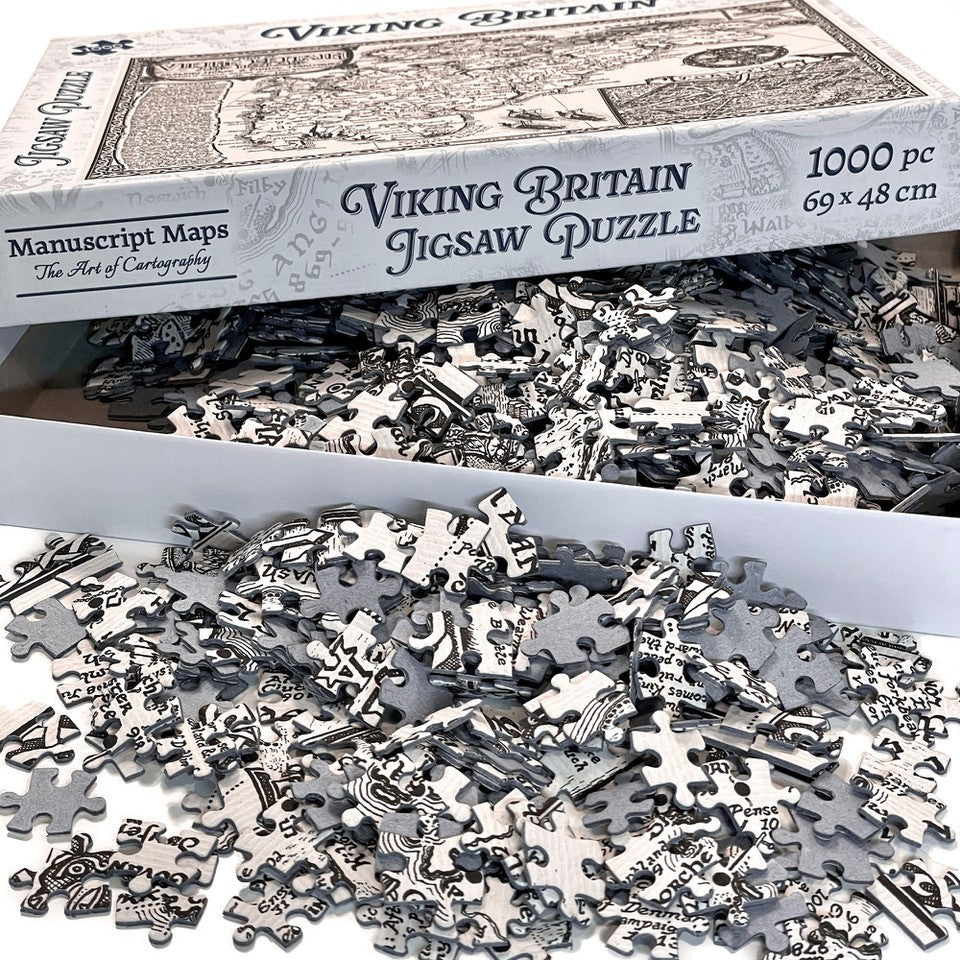 Viking Britain Map Jigsaw Puzzle - 1000 pieces