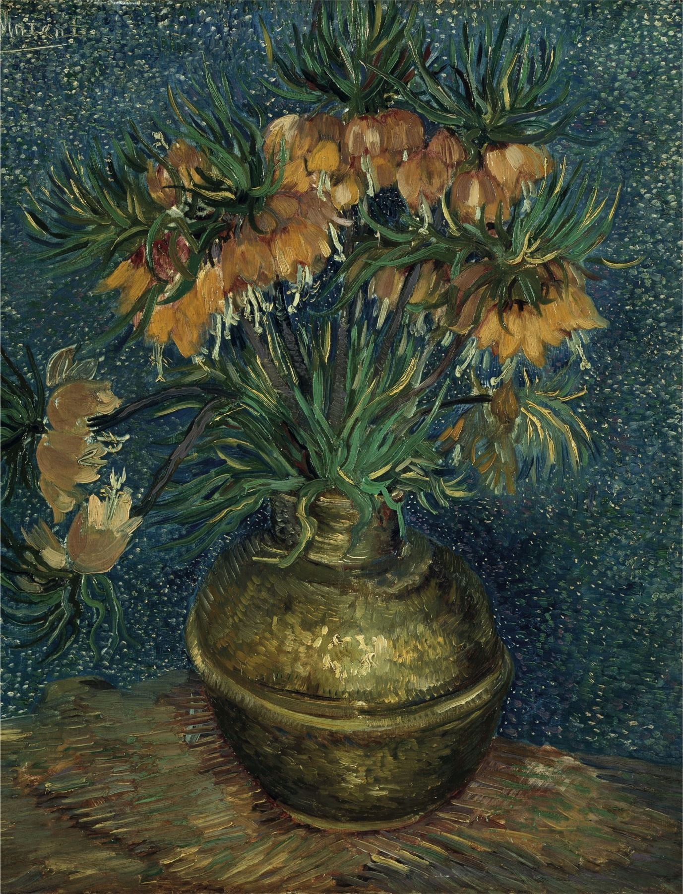 Vincent van Gogh - Imperial Fritillaries in a Copper Vase 1000 or 500 Piece Jigsaw Puzzle