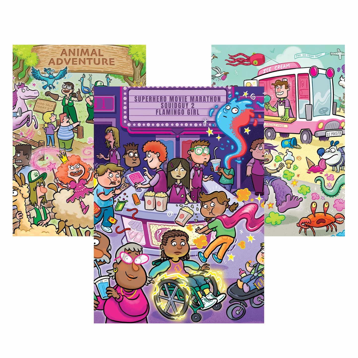 Wasgij Junior 3 x 240 Piece Jigsaw Puzzle Bundle