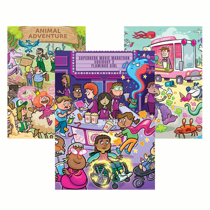 Wasgij Junior 3 x 240 Piece Jigsaw Puzzle Bundle