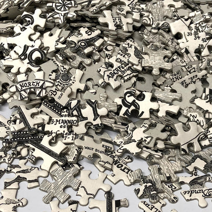 Scotland Whisky Map 1000 Piece Jigsaw Puzzle