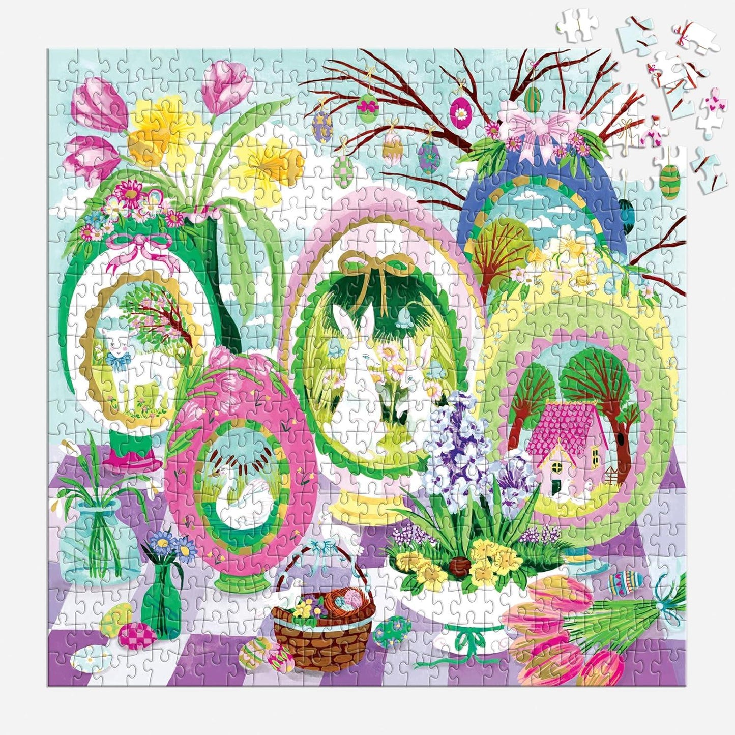Windows to Spring 500 Piece Jigsaw Puzzle