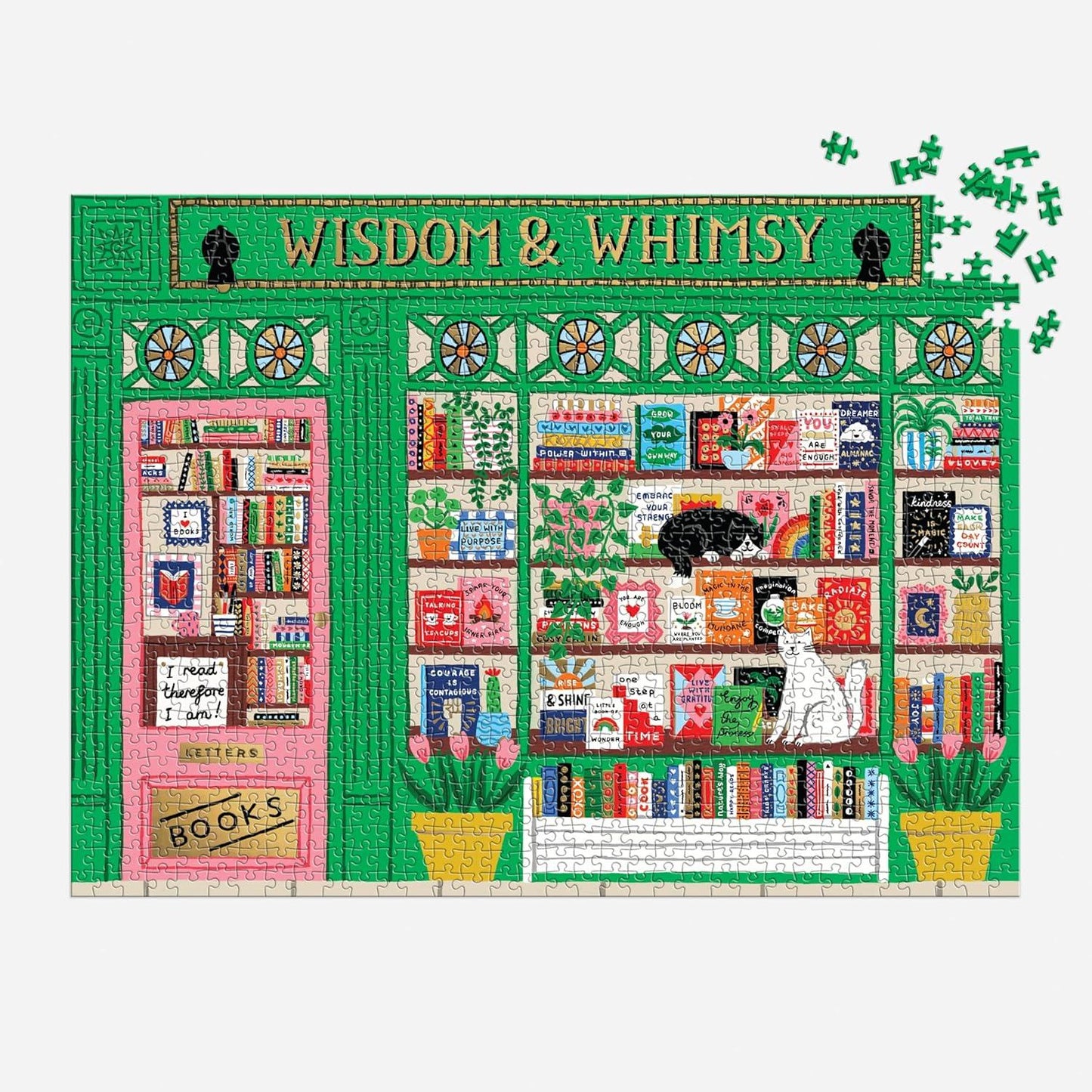 Wisdom & Whimsy 1000 Piece Foil Jigsaw Puzzle
