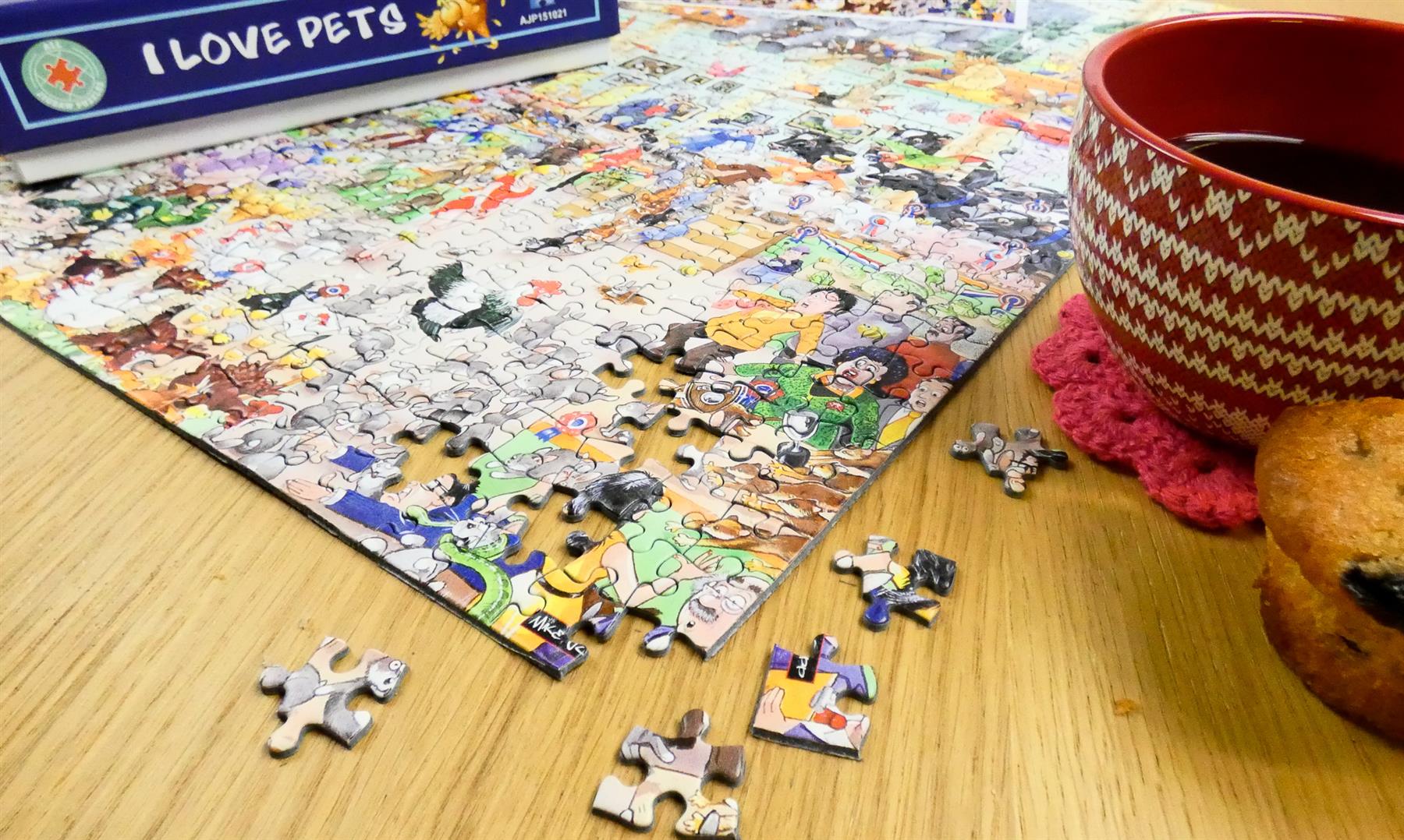 All Jigsaw Puzzles AJP10540 - Mike Jupp 'Blind As A Bat' 1000 Teile Puzzle