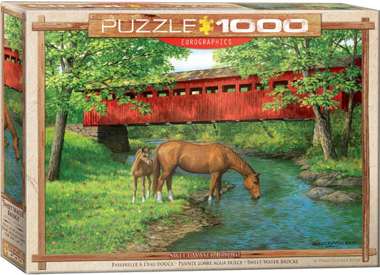 Sweet Water Bridge by Weirs 1000 Piece Jigsaw Puzzle