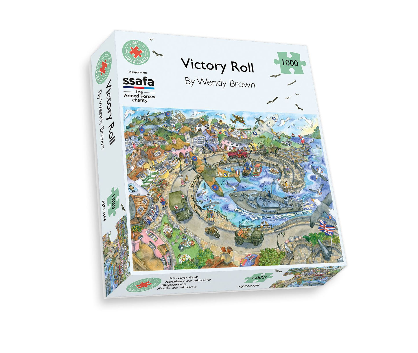 Victory Roll SSAFA - Wendy Brown 1000 Piece Jigsaw Puzzle box