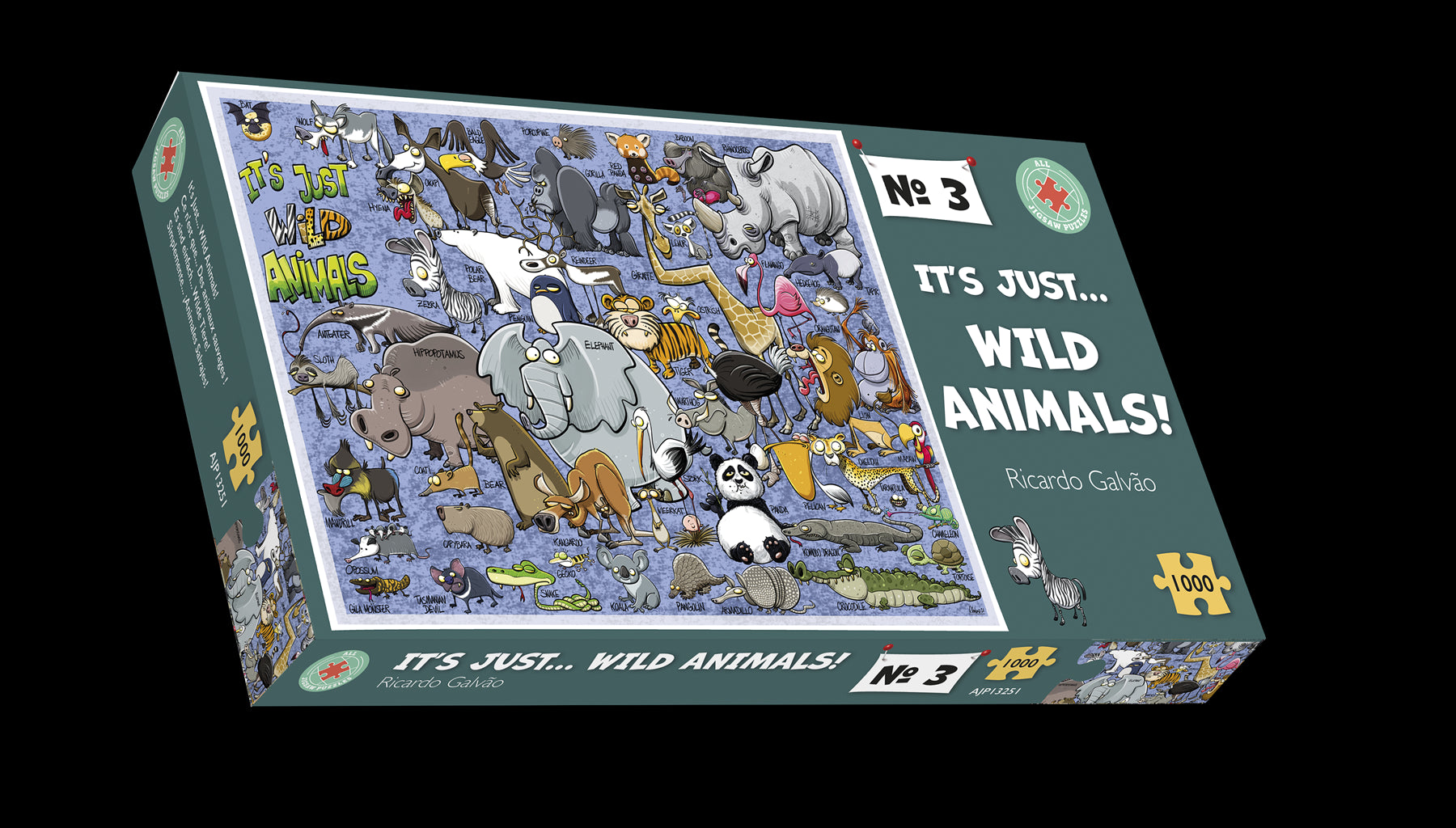 It's JustWild Animals 1000 Piece Jigsaw Puzzle