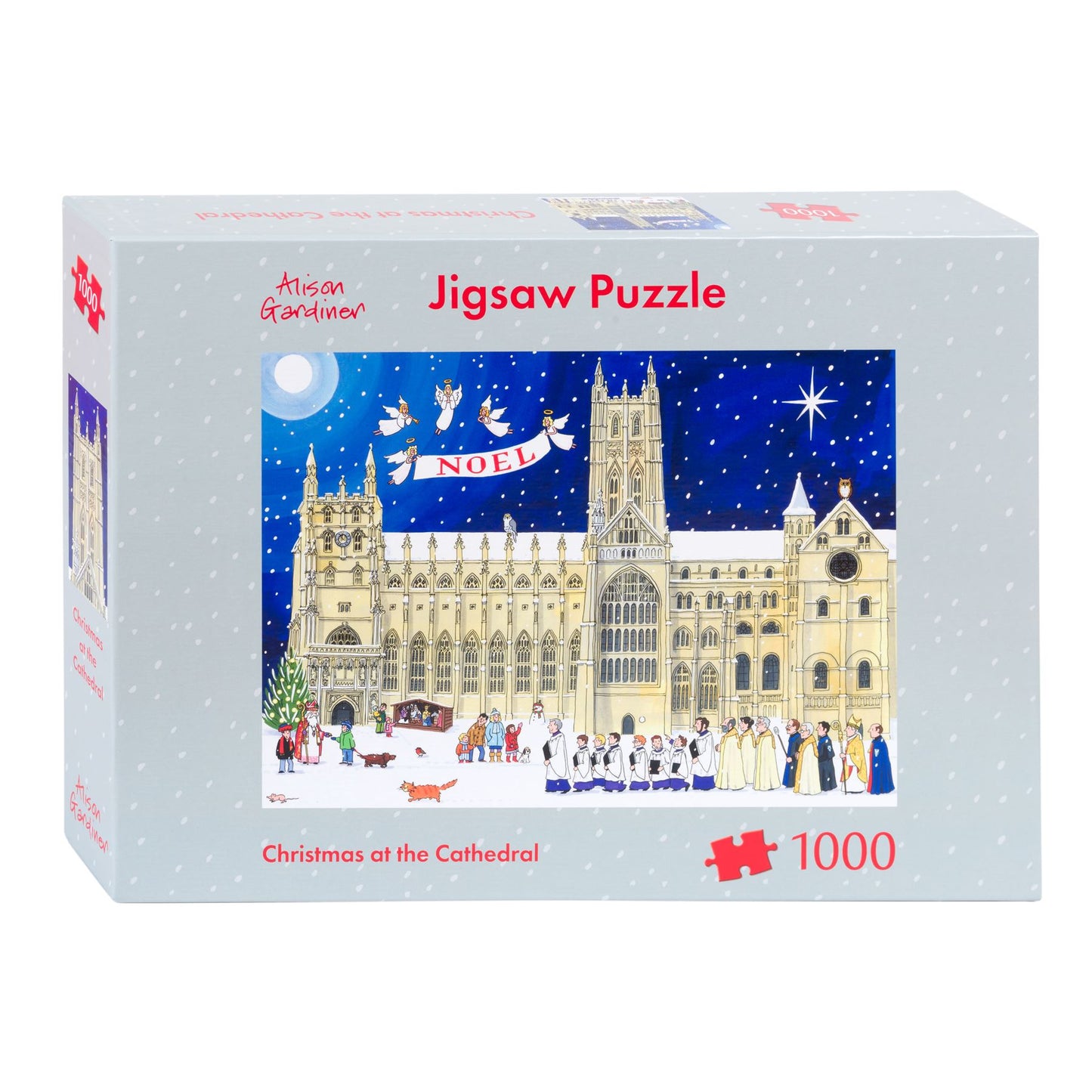 Christmas at the Cathedral 1000 Piece Jigsaw Puzzle