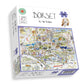 Map of Dorset - Tim Bulmer 1000 Piece Jigsaw Puzzle