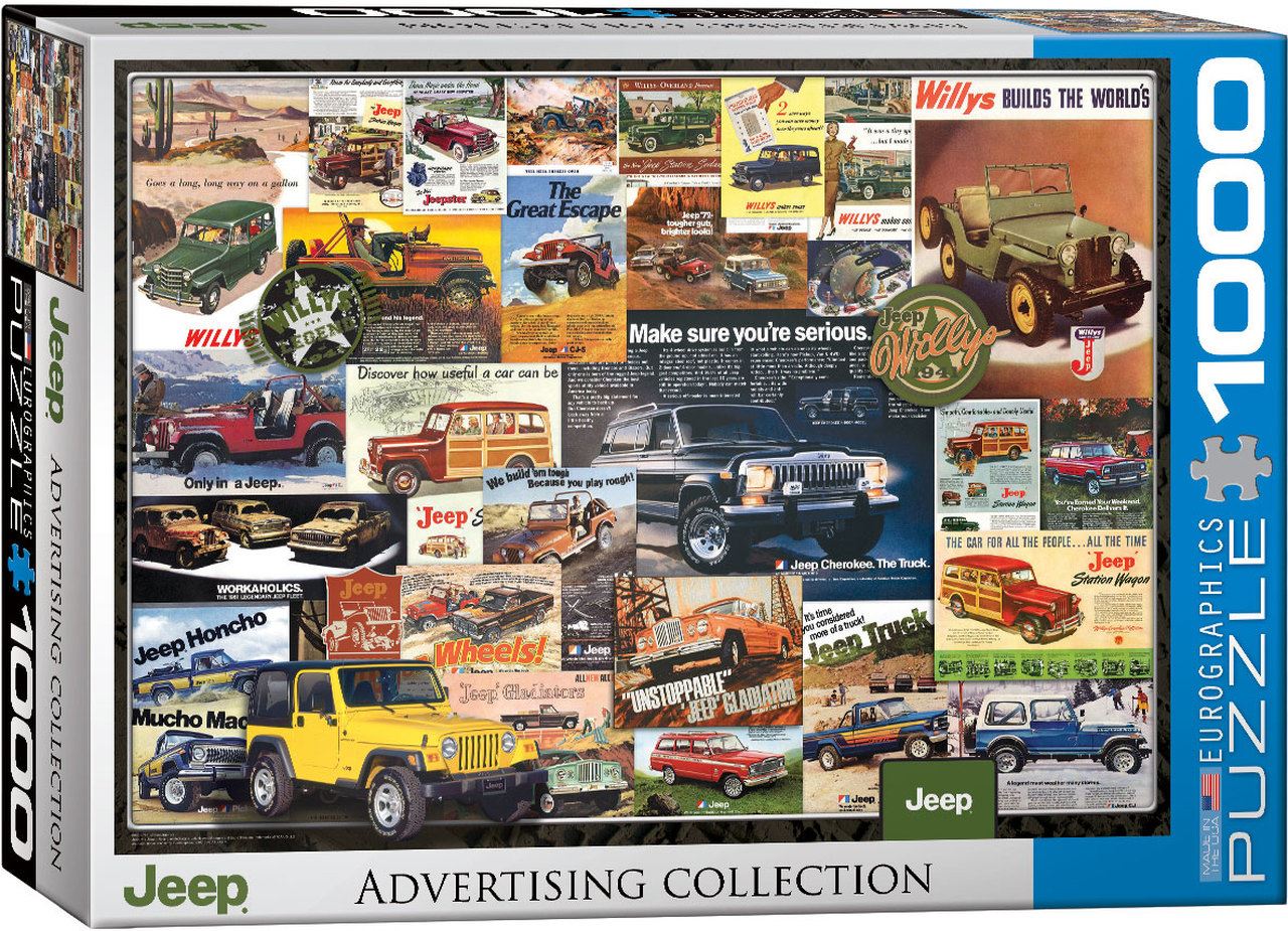 Jeep Advertising Collection 1000 Piece Jigsaw Puzzle